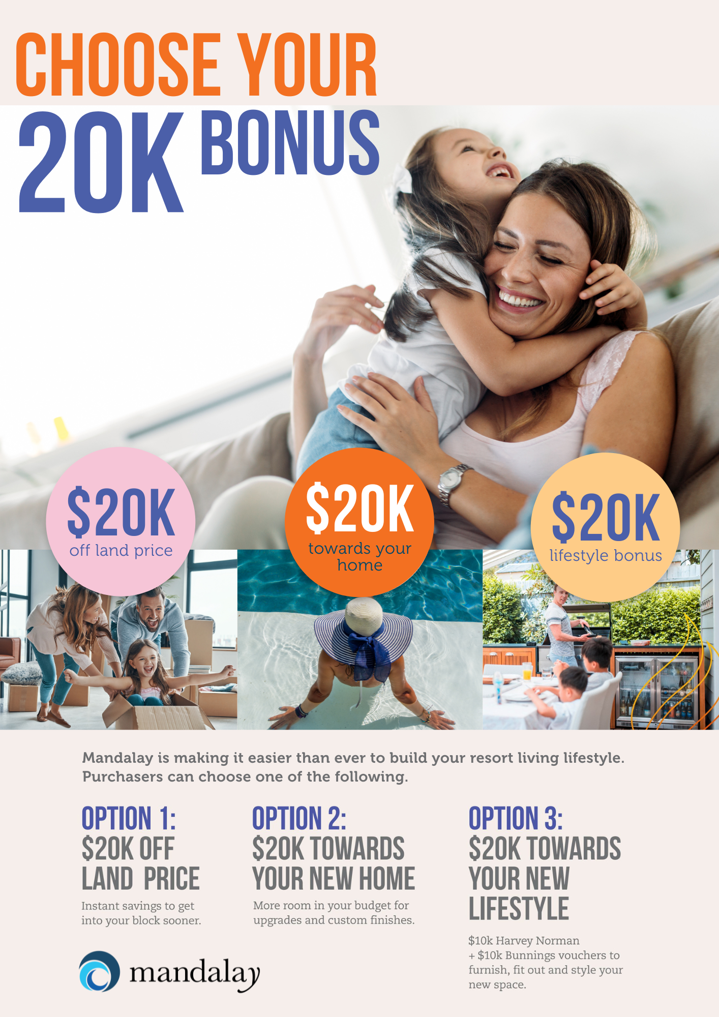 CHOOSE YOUR 20K BONUS